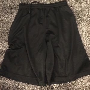 Black basketball shorts
